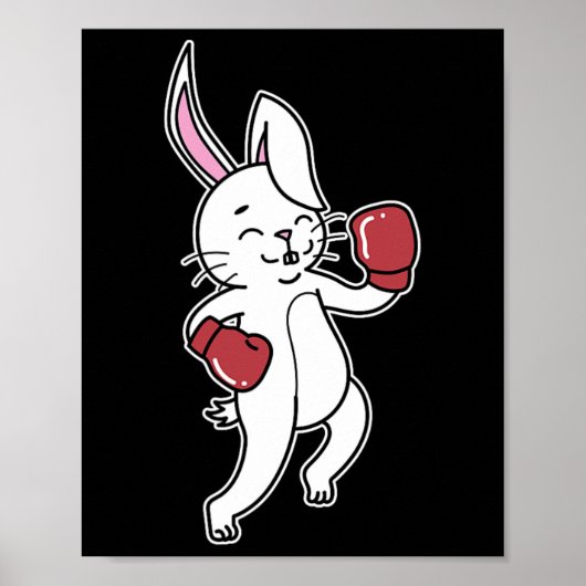 Poster Le lapin fait la boîte (Devant)