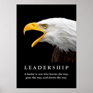 Poster Le leadership motivationnel de l'aigle américain