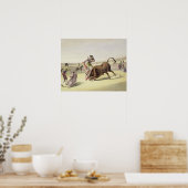 Poster Le Leap ou Salta Tras Cuernos, 1865 (litho couleur (Cuisine)