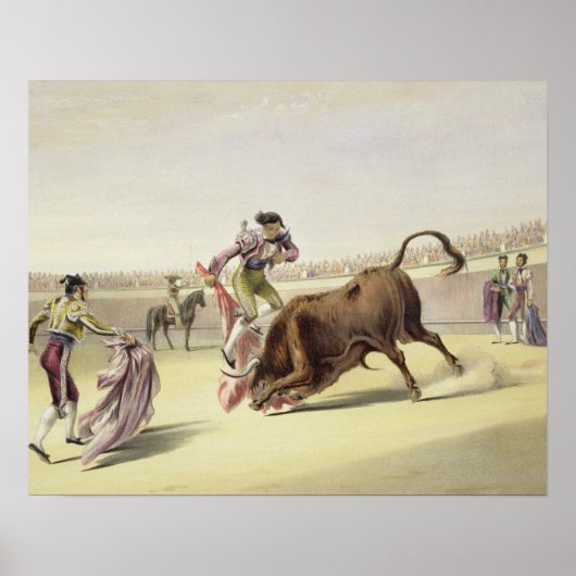 Poster Le Leap ou Salta Tras Cuernos, 1865 (litho couleur (Devant)
