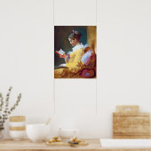 Poster Le lecteur de Jean-Honoré Fragonard (Cuisine)