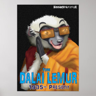 Poster Le lémur de Dalai