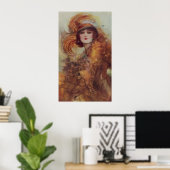 Poster Le leurre des yeux verts (Bureau à domicile)