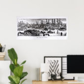 Poster Le Levee, Nouvelle-Orléans (Bureau à domicile)