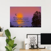 Poster Le lever du soleil d'aujourd'hui (Bureau à domicile)