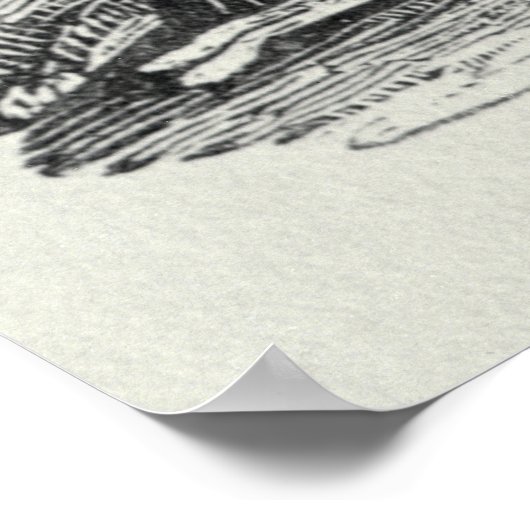 Poster Le lièvre (Coin)