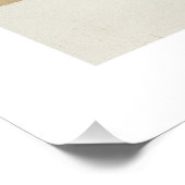 Poster Le lièvre et la tortue La fable d'un esope (Coin)