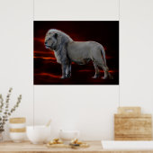 Poster Le lion blanc (Cuisine)