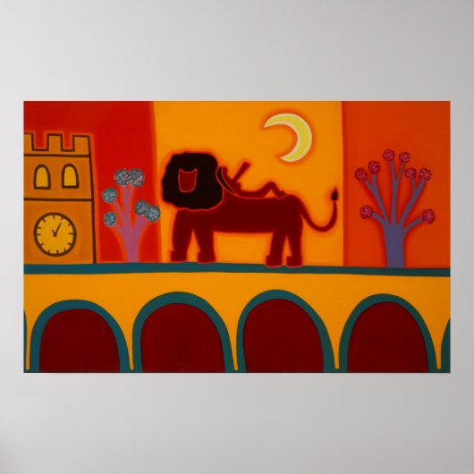 Poster Le Lion De Fulham Broadway 2008 (Devant)