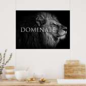 Poster Le Lion Domine Comme Un Lion (Cuisine)