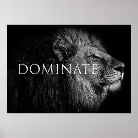 Poster Le Lion Domine Comme Un Lion (Devant)