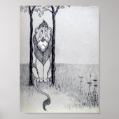 Poster Le Lion Lâche (Devant)