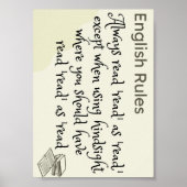 Poster Le lisez-vous comme lu ou lu (Devant)