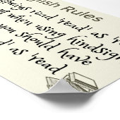 Poster Le lisez-vous comme lu ou lu (Coin)