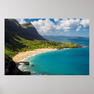 Poster Le littoral de Makapuu Beach
