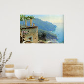 Poster Le littoral de Ravello (Cuisine)