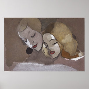 Poster Le Livre d'Images, Helene Schjerfbeck Art Moderne
