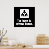 Poster Le livre est meilleur (Cuisine)