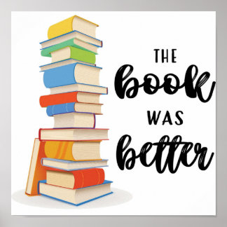 Poster Le livre était meilleur