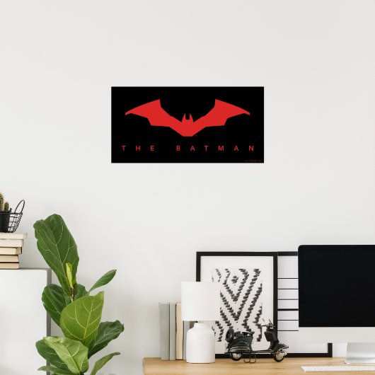 Poster Le logo Batman Bat (Bureau à domicile)