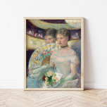 Poster Le logo | Mary Cassatt<br><div class="desc">Le Loge (1882) de l'impressionniste américaine Mary Cassatt. L'oeuvre d'art original est une peinture à l'huile sur toile représentant deux jeunes femmes élégantes au théâtre. Utilisez les outils de conception pour ajouter du texte personnalisé ou personnaliser l'image.</div>