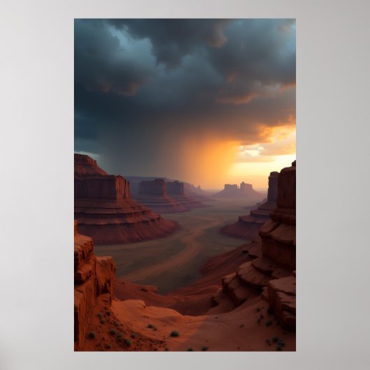 Poster Le long chemin vers le tonnerre (Devant)