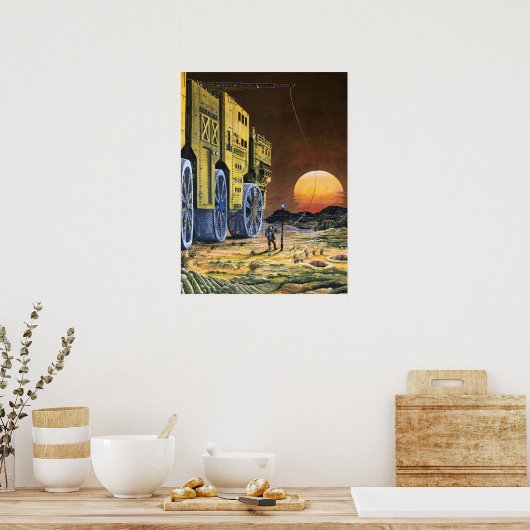 Poster Le Long Dark - paysage de science-fiction (Cuisine)