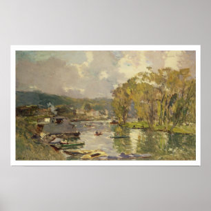 Poster Le long de la Seine chez Meudon, c.1893 (huile sur