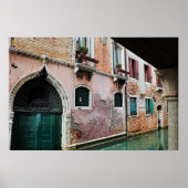 Poster Le long des canaux de Venise (Devant)