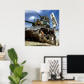 Poster Le long du front de Naktong (Bureau à domicile)