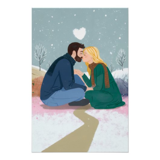 Poster Le long voyage du respect, hiver (Devant)