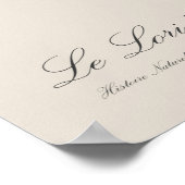 Poster Le Lori a franges bleues (Coin)