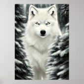 Poster Le loup blanc (Devant)