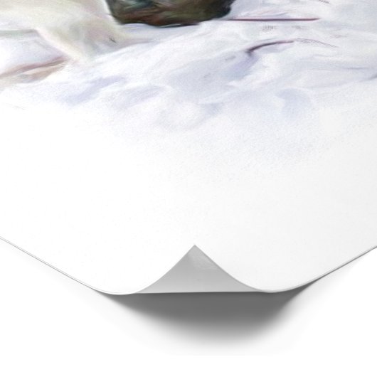 POSTER LE LOUP BLANC (Coin)