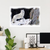 POSTER LE LOUP BLANC (Bureau à domicile)