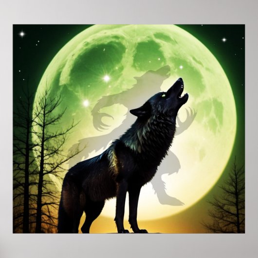 Poster Le loup-garou Howl (Devant)