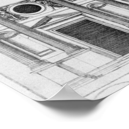 Poster Le Louvre (Coin)