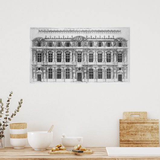 Poster Le Louvre (Cuisine)