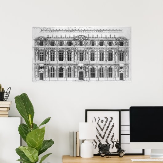 Poster Le Louvre (Bureau à domicile)