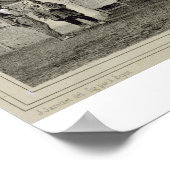 Poster Le Louvre, gravée par Auguste Bry (gravure) (Coin)