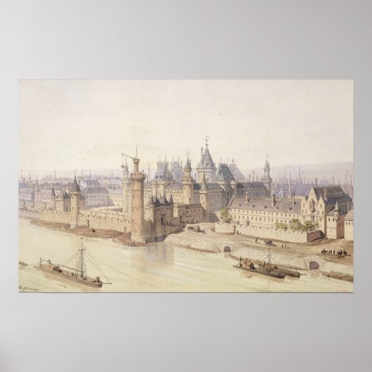 Poster Le Louvre sous le règne de Charles V (Devant)