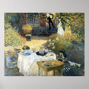 Poster Le Luncheon Claude Monet