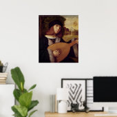 Poster Le Lute Player (Bureau à domicile)
