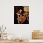 Poster Le Lute Player (Cuisine)
