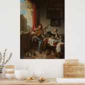 Poster Le Lute Player — Frans Hals (c.1623) (Cuisine)
