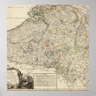 Poster Le Luxembourg, Belgique