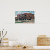 Poster Le lycée avec Faculté et Étudiants (Cuisine)