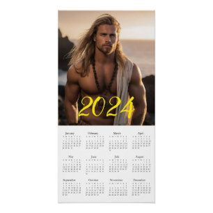 Poster Le Macho Le Plus Brutal 2024. Calendrier