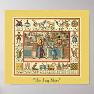 Poster Le magasin de jouets