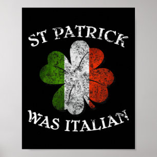 Poster Le magasin du lutin chanceux St. Patrick était ita